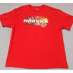 Kevin Harvick #4 Stewart-Haas Racing Red 2XL T-shirt NASCAR Pre-owned